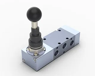Ohjausvipu hydrauliselle järjestelmälle